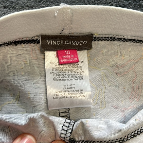 Vince Camuto Unicorn rainbow leggings with elastic sparkle waist New size 10 - Picture 4 of 5